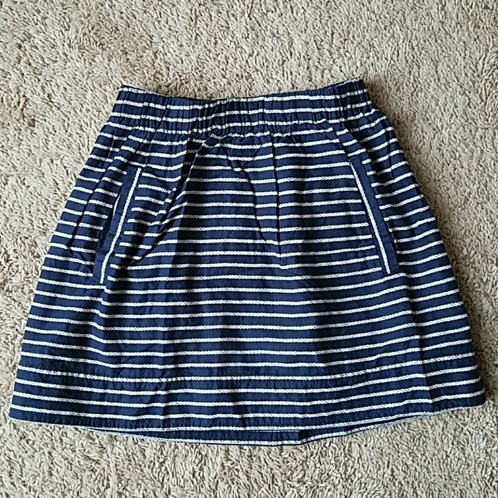 J. Crew Nautical Rope Print Skirt Sz. XXS